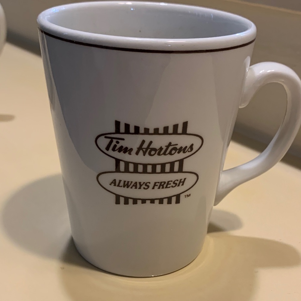 Tim Hortons White Coffee Mug